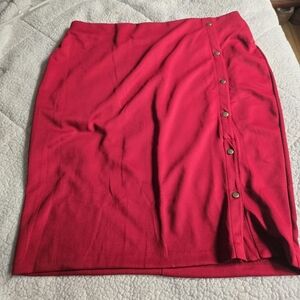 BOLD elements Vibrant Red Skirt